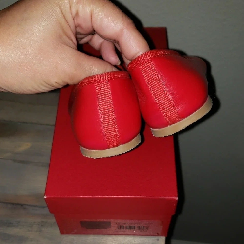 Red Ballet Flats
